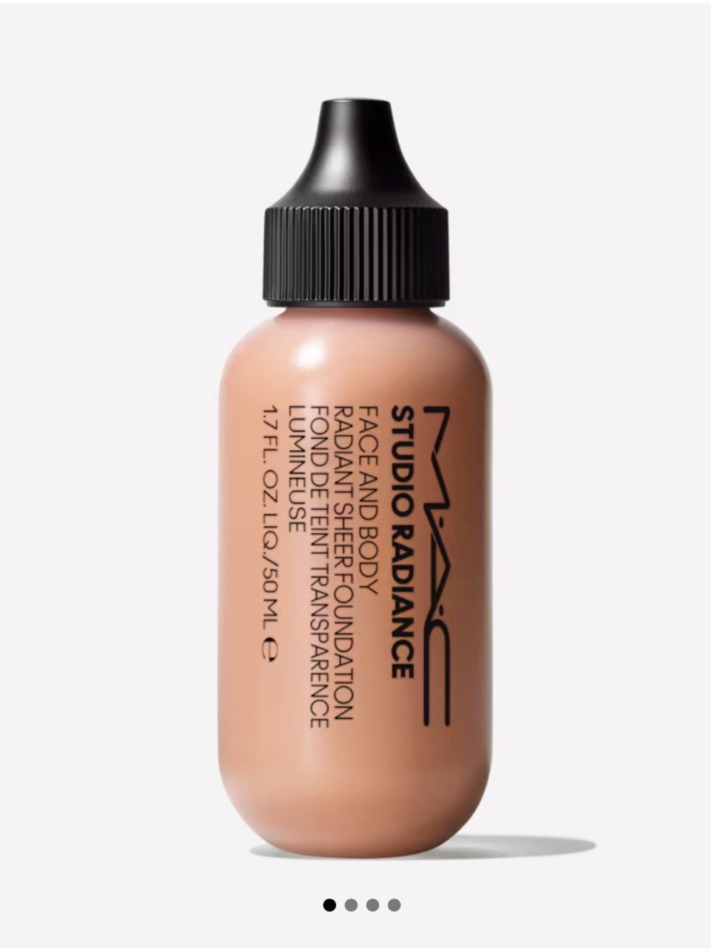 MAC Studio Radiance Face And Body Radiant Sheer Foundation 1.7oz /50ml Shade W3